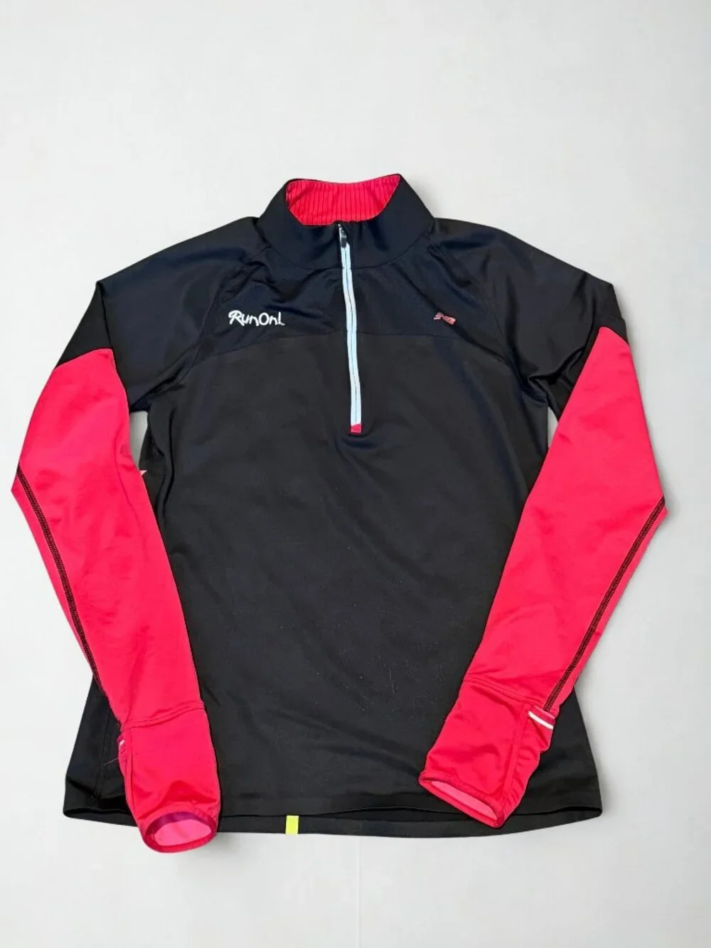New Balance Run On! Women’s M Quarter Zip Reflective Long Sleeve Running Top - Picture 1 of 12